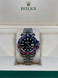 Rolex GMT-Master II 40mm 126710BLRO Pepsi Oystersteel Jubilee Black Dial