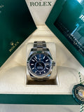 Rolex Sky-Dweller 42mm 336934 Oystersteel Fluted Bright Blue Dial