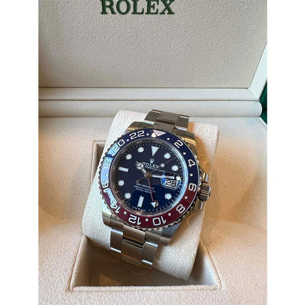 Rolex GMT Master II 40mm 126719BLRO White Gold Oyster Midnight