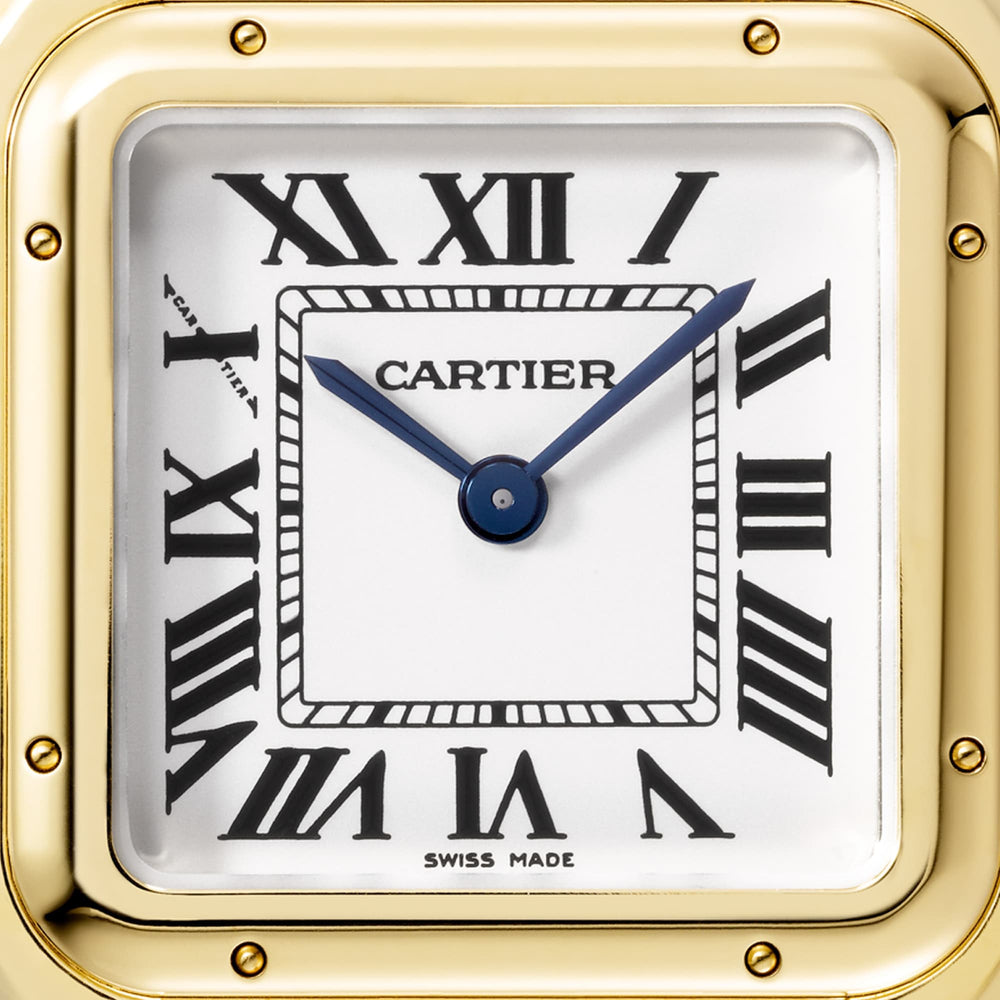 Cartier Panthere De 30.3mm WGPN0047 Roman Silver Dial Gold  2