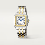 Cartier Panthere De 36.5mm W2PN0014 Roman Silver Dial Gold/Steel  1