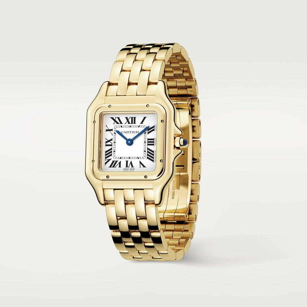 Cartier Panthere De 36.5mm WGPN0045 Roman Silver Dial Gold  2