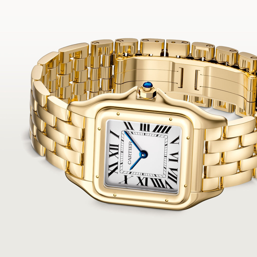 Cartier Panthere De 42.0mm WGPN0051 Roman Silver Dial Gold  2