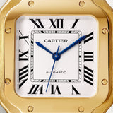 Cartier Santos De 35.1 mm WGSA0030 Silvered Opaline Dial Yellow Gold Unworn/ Complete/2024  5