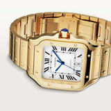 Cartier Santos De 39.8 mm WGSA0029 Silvered Opaline Dial Yellow Gold Unworn/ Complete/2024  5