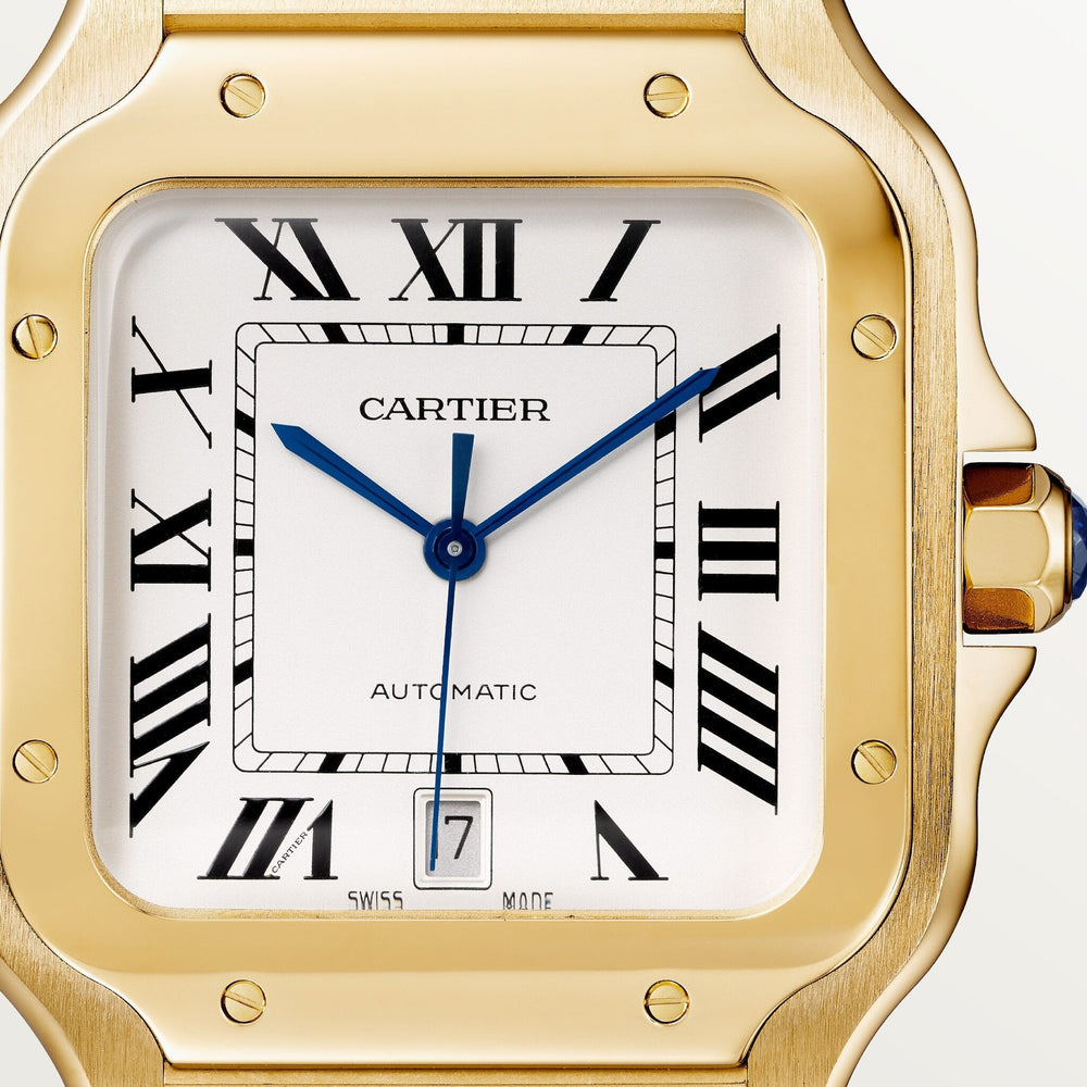 Cartier Santos De 39.8 mm WGSA0029 Silvered Opaline Dial Yellow Gold Unworn/ Complete/2024  6