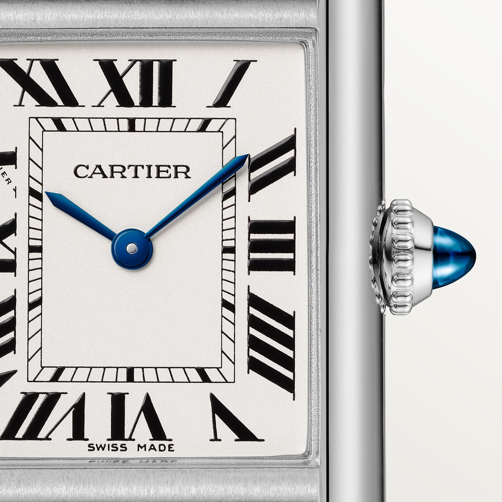 Cartier Tank Must 29.5mm WSTA0110 Roman Silver Dial Calf Skin  5