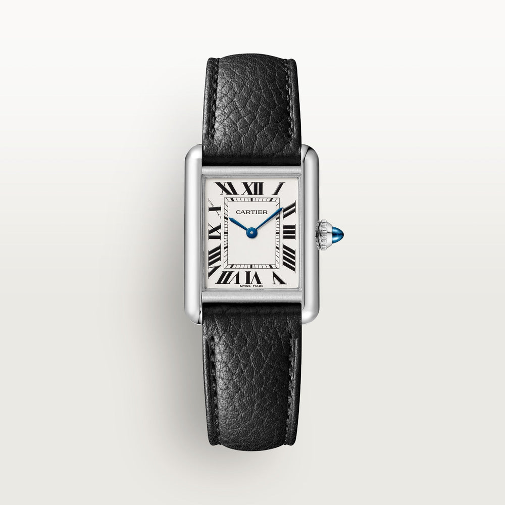 Cartier Tank Must 29.5mm WSTA0110 Roman Silver Dial Calf Skin 