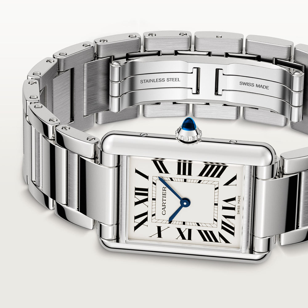 Cartier Tank Must 33.7mm WSTA0106 Roman Silver Dial Steel  5