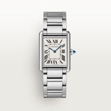 Cartier Tank Must 33.7mm WSTA0106 Roman Silver Dial Steel 