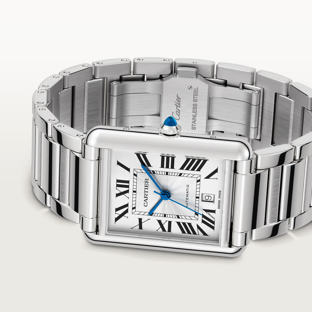 Cartier Tank Must 41.0mm WSTA0053 Roman Silver Dial Steel  4