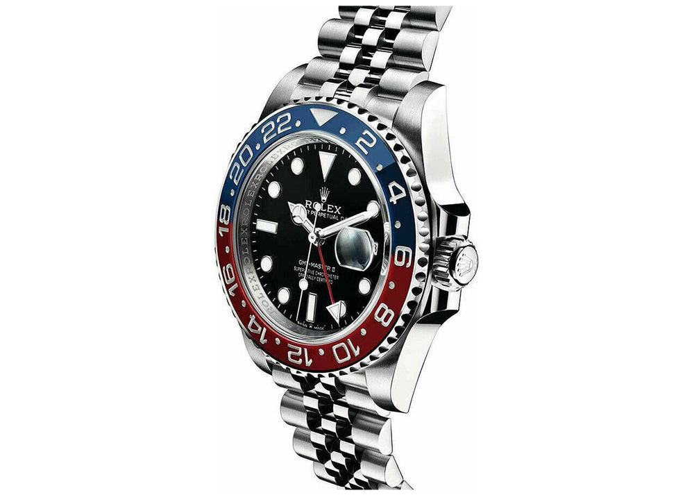 Rolex GMT-Master II 40mm 126710BLRO Pepsi Oystersteel Jubilee Black Dial