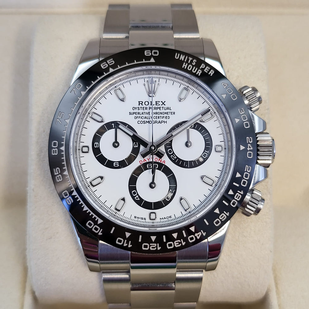 Rolex Cosmograph Daytona 40mm 116500LN Oystersteel White Dial